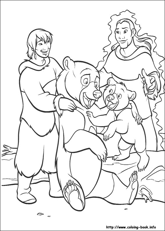 Brother Bear coloring picture